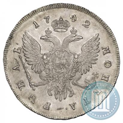 Picture 1 rouble 1742 year СПБ 