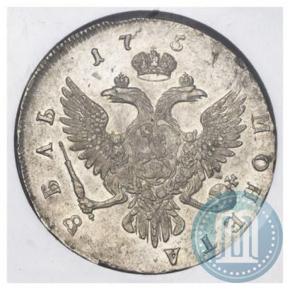 Фото 1 рубль 1751 года ММД 