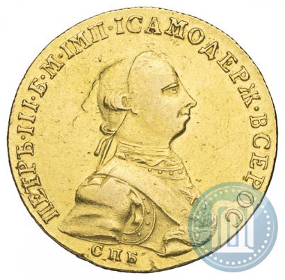 Picture 10 roubles 1762 year СПБ 