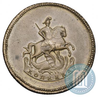 Picture 1 kopeck 1765 year  
