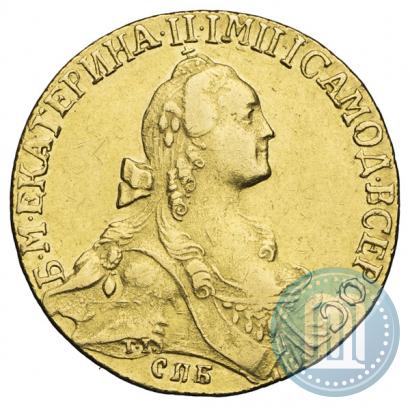 Picture 10 roubles 1767 year СПБ 