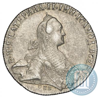 Picture 1 rouble 1772 year СПБ-АШ 