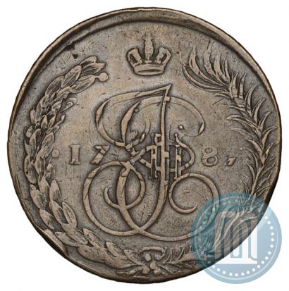 Фото 5 копеек 1787 года ЕМ 
