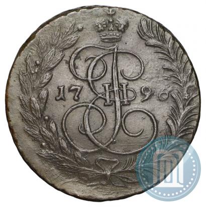 Фото 2 копейки 1796 года ЕМ 