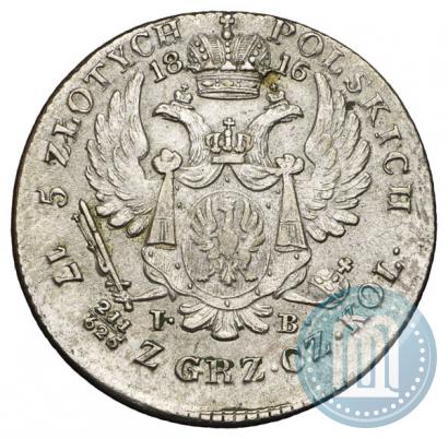 Picture 5 złotych 1816 year IB 