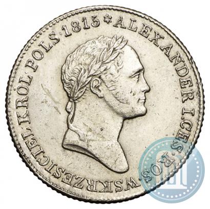 Фото 1 злотый 1827 года IB 