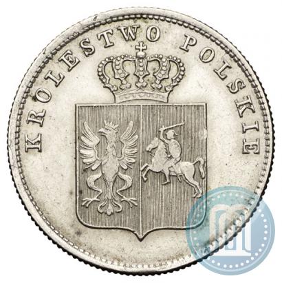 Picture 2 złote 1831 year KG "Polish uprising"