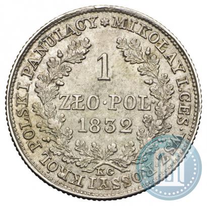 Picture 1 złoty 1832 year KG 