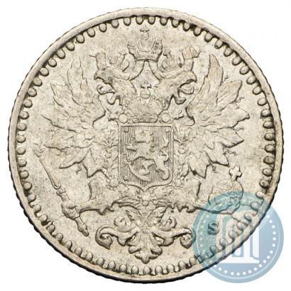 Фото 25 пенни 1865 года S 