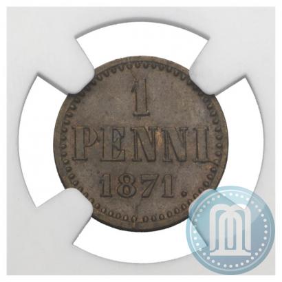 Picture 1 penni 1871 year  