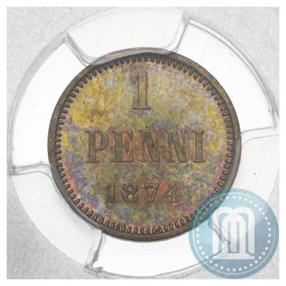 Picture 1 penni 1874 year  