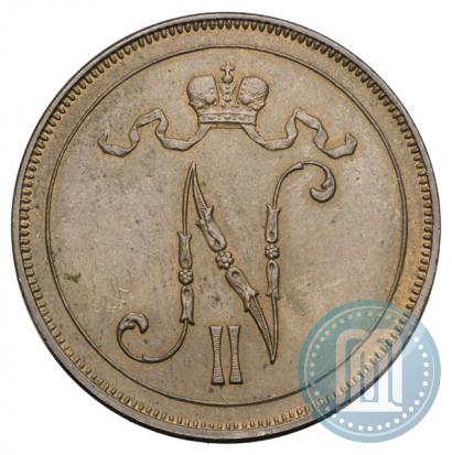 Picture 10 pennia 1898 year  