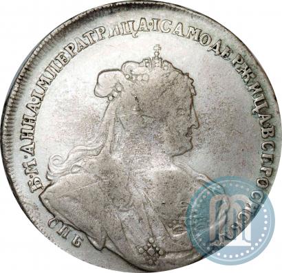 Picture Poltina 1738 year СПБ "Petersburg type"