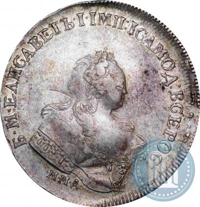 Picture 1 rouble 1743 year ММД 