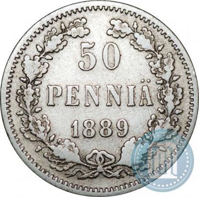 Фото 50 пенни 1889 года L 