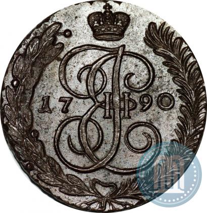 Picture 5 kopecks 1790 year АМ 
