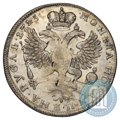 Picture 1 rouble 1725 year  "Mourning rouble"