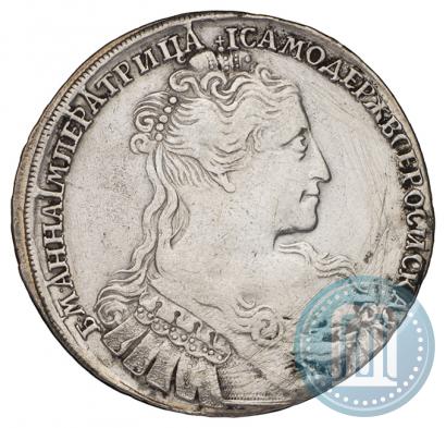 Фото 1 рубль 1734 года  "Тип 1734 года"
