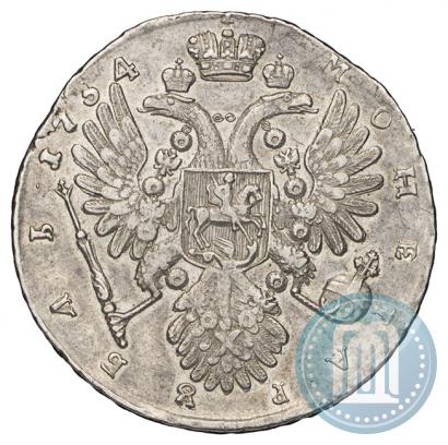 Фото 1 рубль 1734 года  "Тип 1735 года"