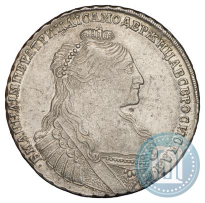 Фото 1 рубль 1735 года  