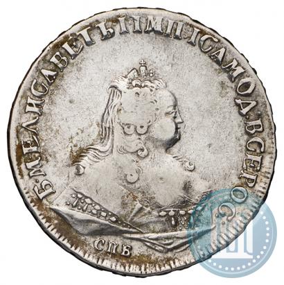 Picture 1 rouble 1743 year СПБ 
