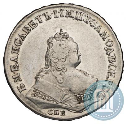 Picture 1 rouble 1743 year СПБ 