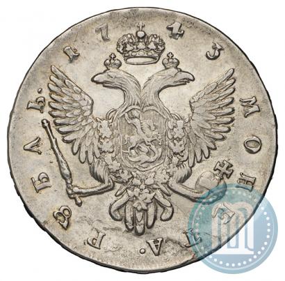 Picture 1 rouble 1743 year СПБ 