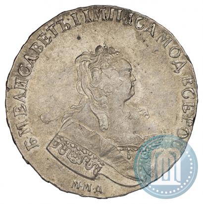 Picture 1 rouble 1744 year ММД 