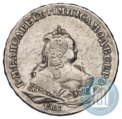Picture 1 rouble 1745 year СПБ 