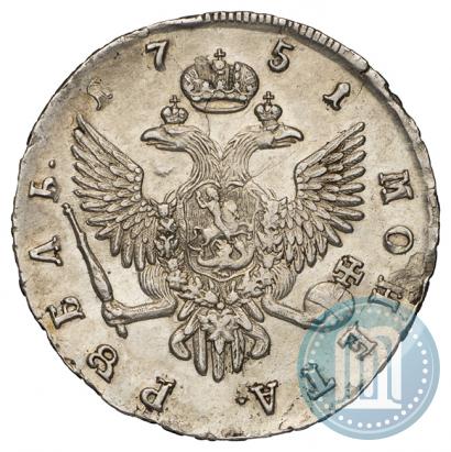 Picture 1 rouble 1751 year СПБ 