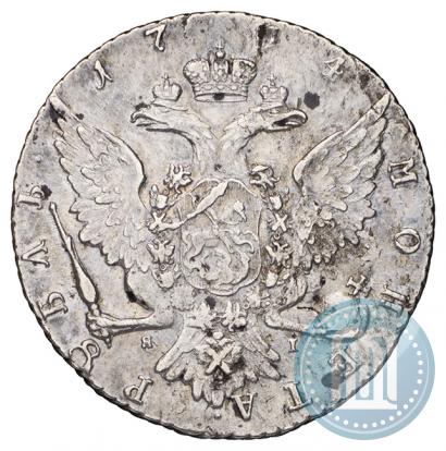 Фото 1 рубль 1764 года СПБ-ЯI 