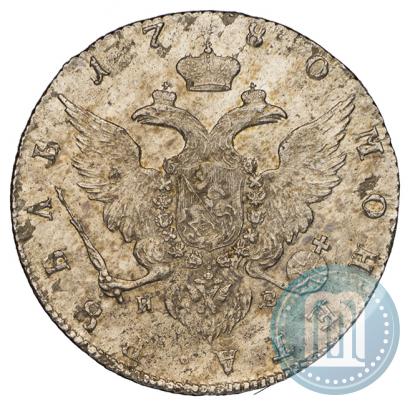 Фото 1 рубль 1780 года СПБ-ИЗ 
