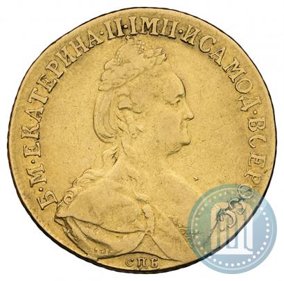 Picture 10 roubles 1786 year СПБ 