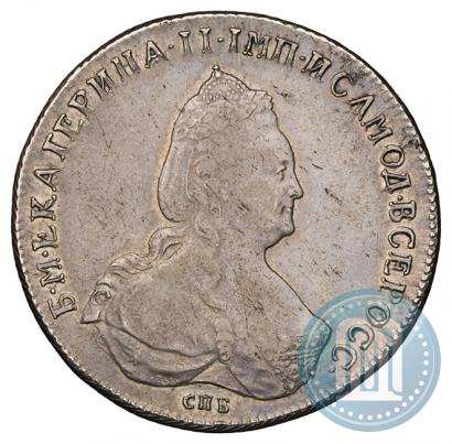 Фото 1 рубль 1796 года СПБ-IC 
