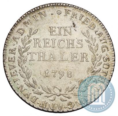 Picture Ein reichsthaler 1798 year  "Dutchy of Jever"