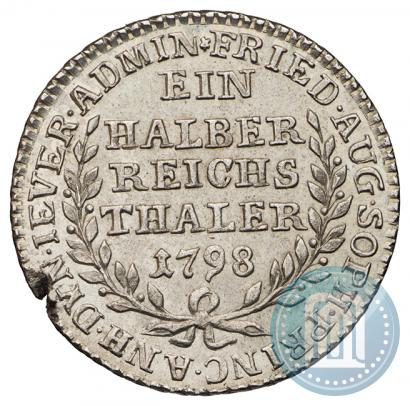 Picture Ein halber reichsthaler 1798 year  "Dutchy of Jever"