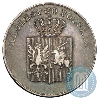 Фото 5 злотых 1831 года KG "Польское восстание"