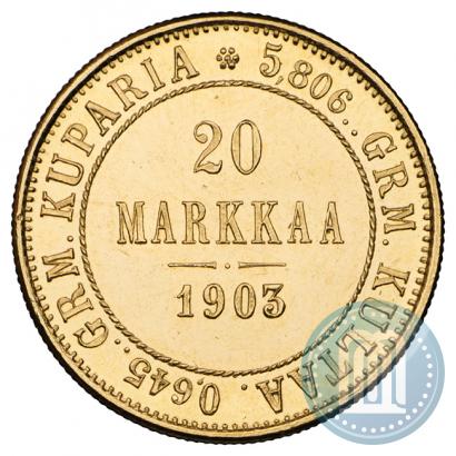 Picture 20 markkaa 1903 year L 