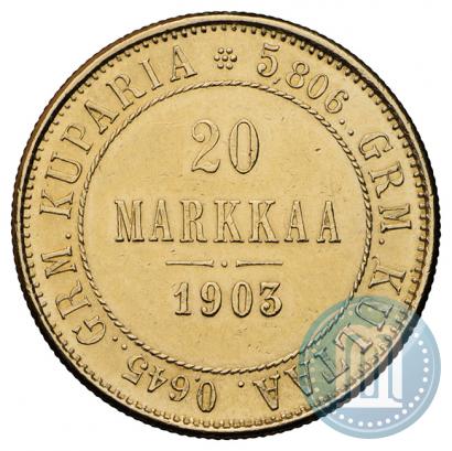 Picture 20 markkaa 1903 year L 