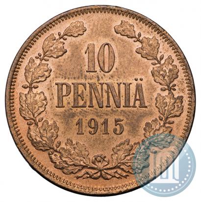 Picture 10 pennia 1915 year  