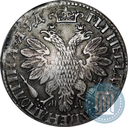 Фото Полтина 1704 года МД "Портрет работы Ф. Алексеева"