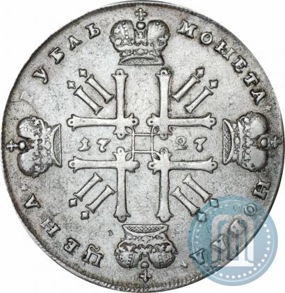 Фото 1 рубль 1727 года  "Московский тип"