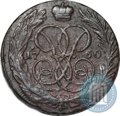 Picture 1 kopeck 1760 year  