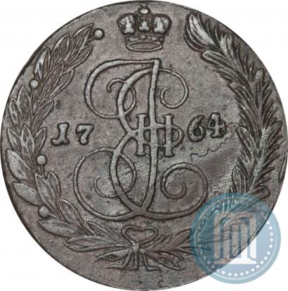 Picture 5 kopecks 1764 year ЕМ 