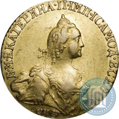 Picture 5 roubles 1766 year СПБ 
