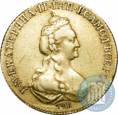 Picture 5 roubles 1778 year СПБ 
