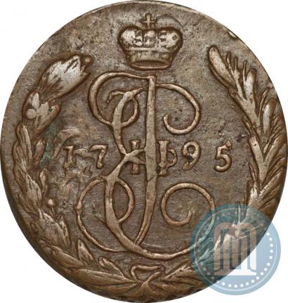 Picture 1 kopeck 1795 year ЕМ 