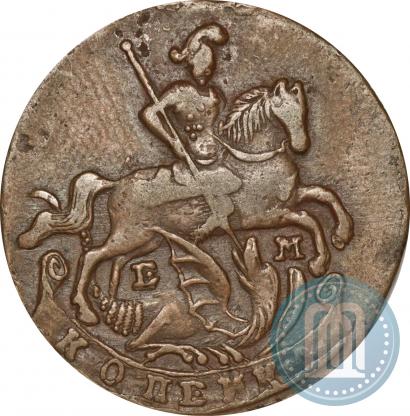 Picture 1 kopeck 1795 year ЕМ 