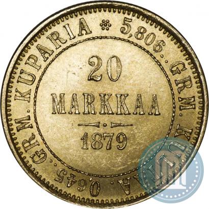 Picture 20 markkaa 1879 year S 