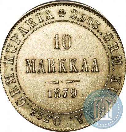 Picture 10 markkaa 1879 year S 
